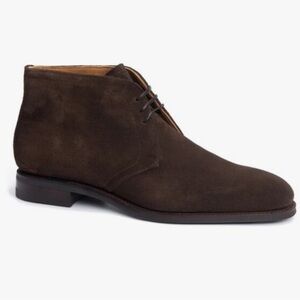 Meermin Chukka Boot Rapello Dark Brown Suede GOODYEAR WELTED